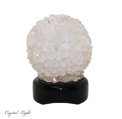 Clear Quartz Tumble Lamp