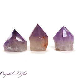 China, glassware and earthenware wholesaling: Amethyst Semi Polished Cut Base Point