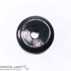 China, glassware and earthenware wholesaling: Shungite Donut Pendant