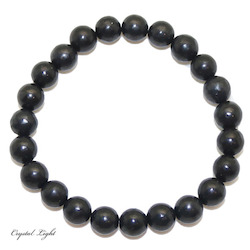 China, glassware and earthenware wholesaling: Shungite Bracelet 8mm