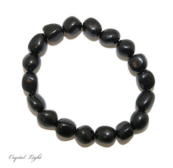 China, glassware and earthenware wholesaling: Shungite Tumble Bracelet