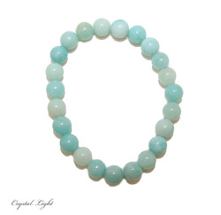 China, glassware and earthenware wholesaling: Amazonite 8mm Bracelet