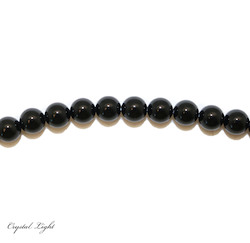 China, glassware and earthenware wholesaling: Black Onyx 8mm Beads