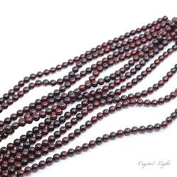 China, glassware and earthenware wholesaling: Dark Poppy Jasper 8mm Beads