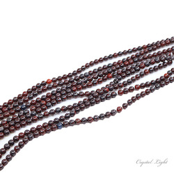 Dark Poppy Jasper 6mm Beads