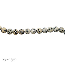 China, glassware and earthenware wholesaling: Dalmatian Jasper 10mm Beads