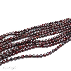 China, glassware and earthenware wholesaling: Dark Poppy Jasper 10mm Beads