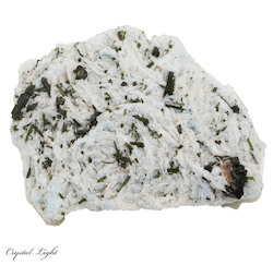 Cleavelandite with Green Tourmaline