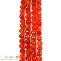 Orange Agate 8mm Beads