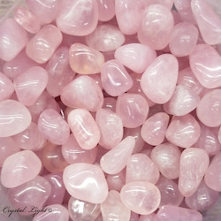 China, glassware and earthenware wholesaling: Rose Quartz A-Grade Brazil Tumble