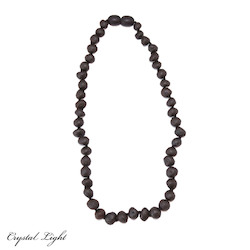 China, glassware and earthenware wholesaling: Unpolished Cherry Amber Teething Necklace