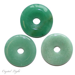 Green Aventurine Donut Pendant