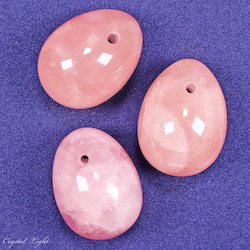 Rose Quartz Yoni Egg 30mm