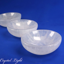 China, glassware and earthenware wholesaling: Selenite Small Bowl 8cm