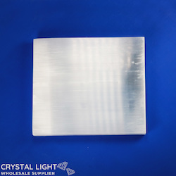 China, glassware and earthenware wholesaling: Selenite Square Plate