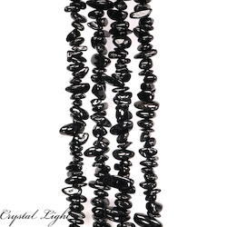 Black Tourmaline Chip Beads