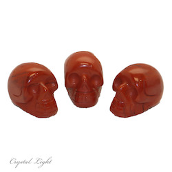 Red Jasper Mini Skull