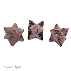 Rhodonite Merkaba (20mm)