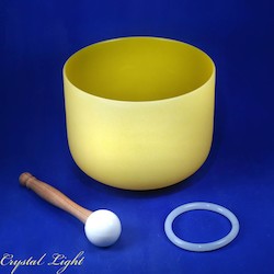 China, glassware and earthenware wholesaling: Solar Plexus Chakra - Note E - Singing Bowl