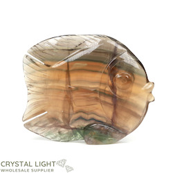 China, glassware and earthenware wholesaling: Yellow Fluorite Fish