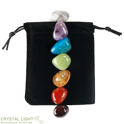 China, glassware and earthenware wholesaling: Chakra Tumble & Pouch Set