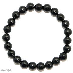 Black Agate 8mm Bracelet