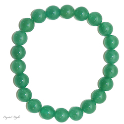 China, glassware and earthenware wholesaling: Green Aventurine 8mm Bracelet