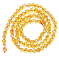 Citrine 4mm Beads