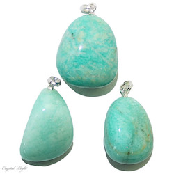 Green Amazonite Tumble Pendant