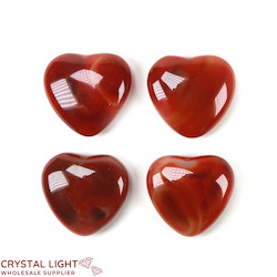 China, glassware and earthenware wholesaling: Orange Agate Heart