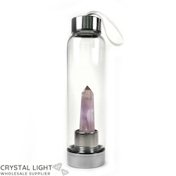 China, glassware and earthenware wholesaling: Amethyst Point Crystal Bottle