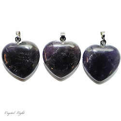 Amethyst Heart Pendant