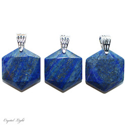 Lapis Lazuli Hexagon Pendant