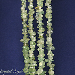 Prehnite Chip Beads