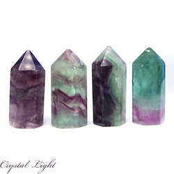 China, glassware and earthenware wholesaling: Rainbow Fluorite Mini Point