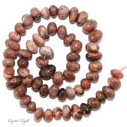 China, glassware and earthenware wholesaling: Rhodonite Tumble Beads