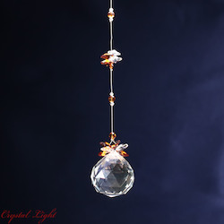 Ball Drop Suncatcher-Burnt Orange/ 50mm