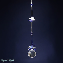 Ball Drop Suncatcher- Blue/ 30mm