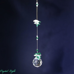 Ball Drop Suncatcher- Emerald/ 30mm