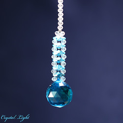 Ball Drop Suncatcher- Light Blue #2