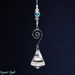 Spiral Suncatcher- Blue