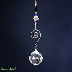 China, glassware and earthenware wholesaling: Ball Drop Spiral Suncatcher