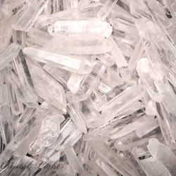 China, glassware and earthenware wholesaling: Quartz Points A-Grade Small/ 100g