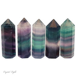 China, glassware and earthenware wholesaling: Rainbow Fluorite Point Small (A-Grade)