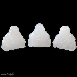 China, glassware and earthenware wholesaling: Milky Quartz Buddha