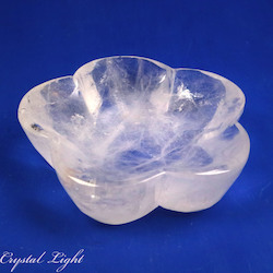 Clear Quartz Flower Dish