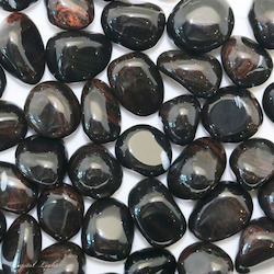 China, glassware and earthenware wholesaling: Mixed Obsidian Tumble