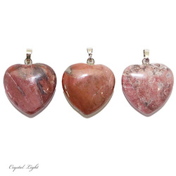 Rhodonite Heart Pendant