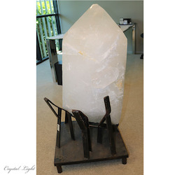 Large Quartz Point on Stand