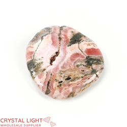 China, glassware and earthenware wholesaling: Rhodochrosite Flatstone (Single)